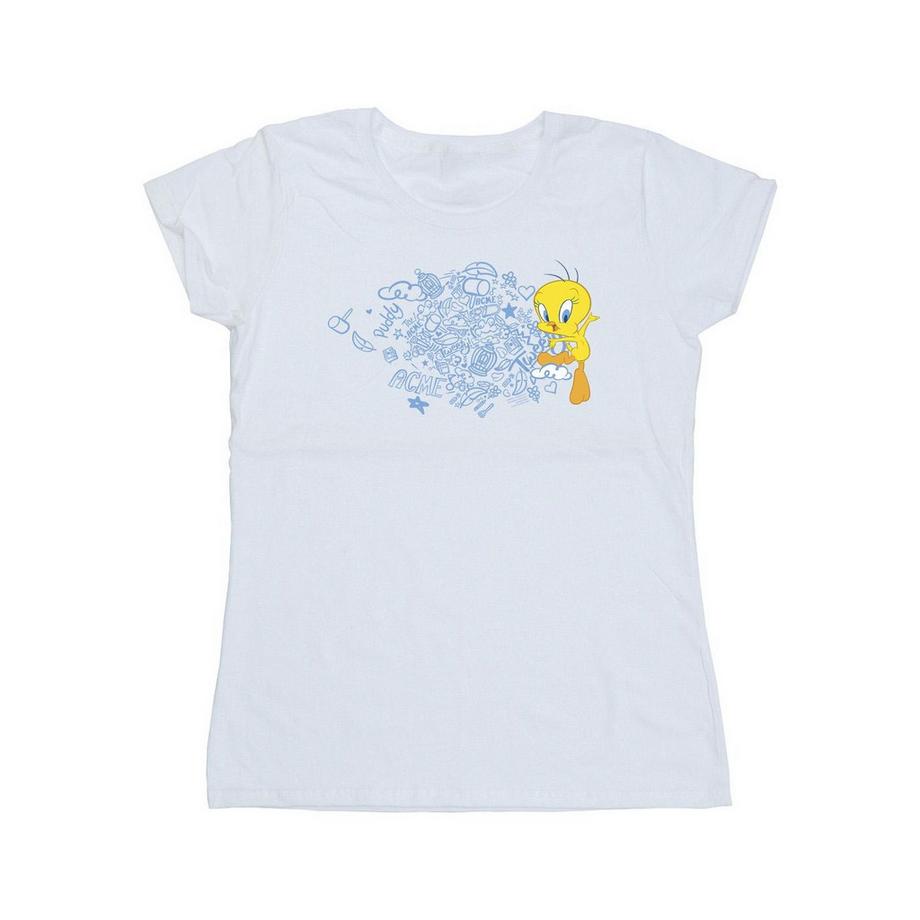 LOONEY TUNES Tweety Bird T-Shirt Graphique  