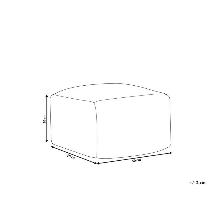 Beliani Pouf aus Kunststoff  BODLA  