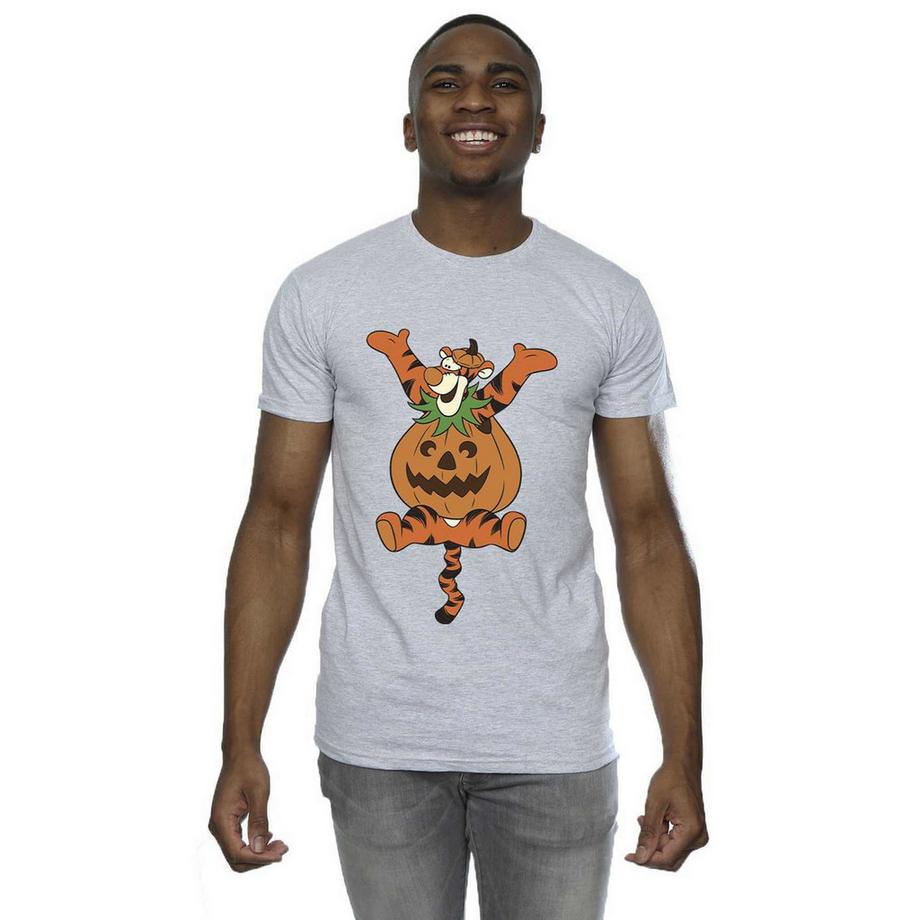 Winnie the Pooh Tigger Pumpkin Grafik T-Shirt Slim Fit  