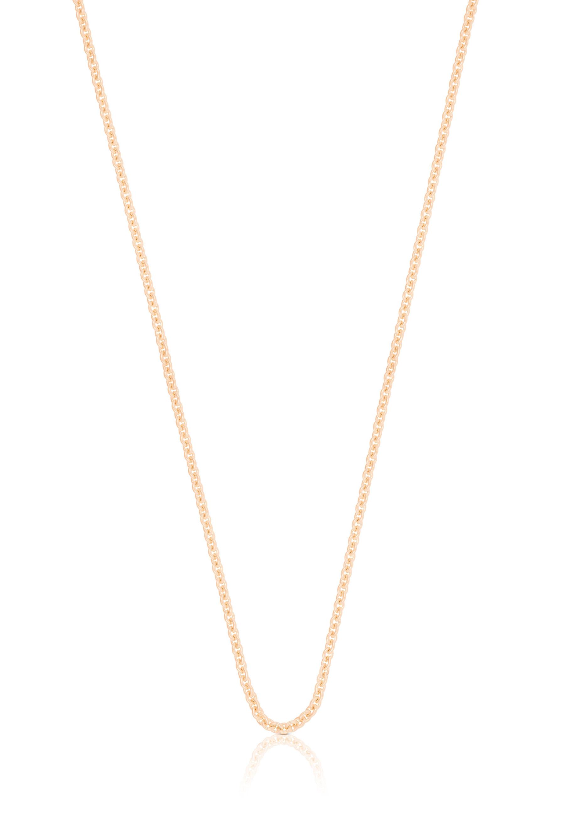 MUAU Schmuck  Collier Rundanker Rotgold 750, 1.7mm, 60cm 