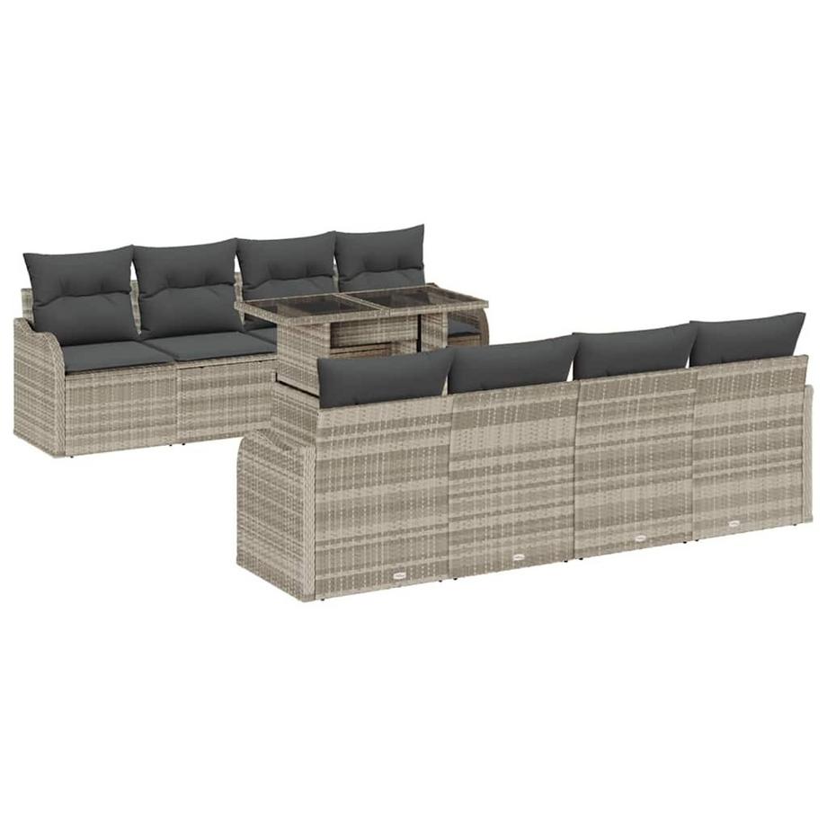 Mobilier de jardin poly rattan