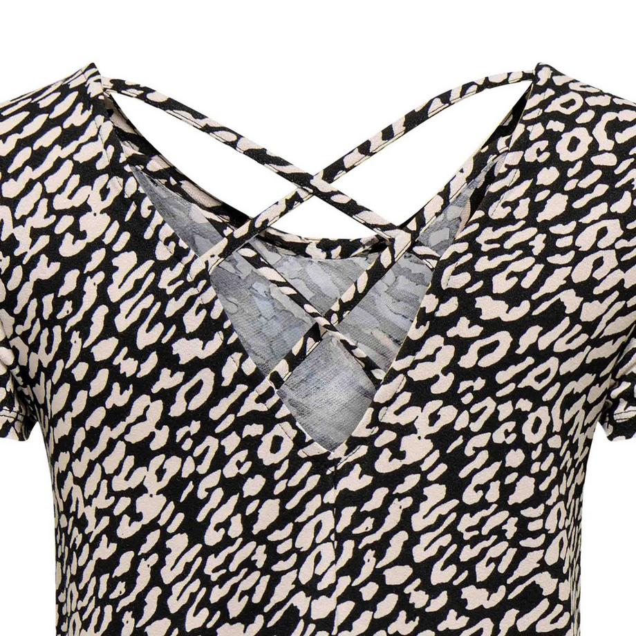 ONLY T-Shirt  1er Pack Bequem sitzend-ONLBERA BACK LACE UP TO  