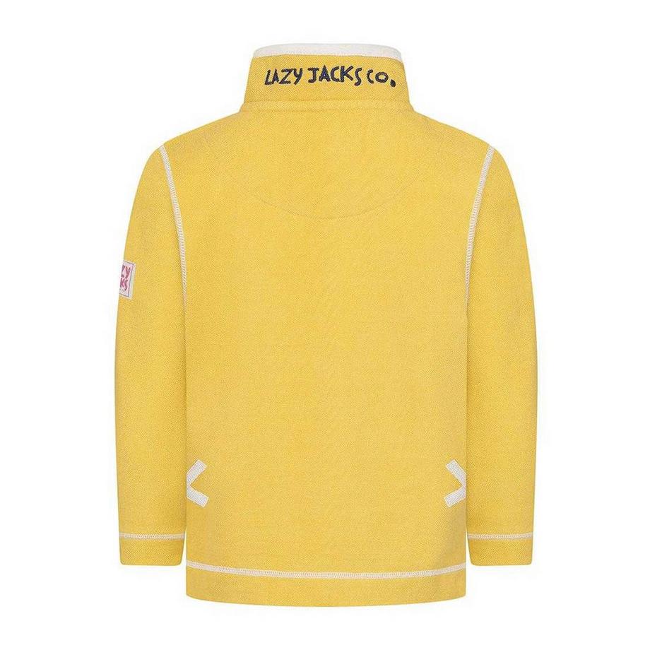 Lazy Jacks  Sweatshirt  ,  Knopfhals, Piqué 