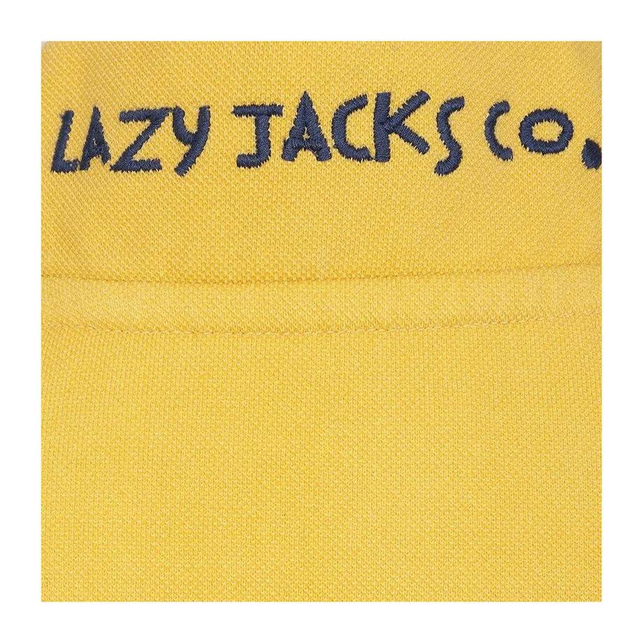 Lazy Jacks  Sweatshirt  ,  Knopfhals, Piqué 