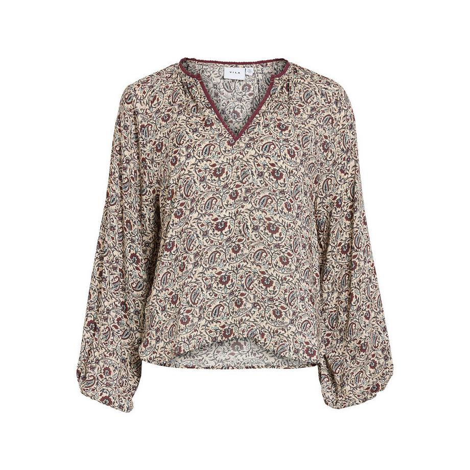 Blouse imprimée col v