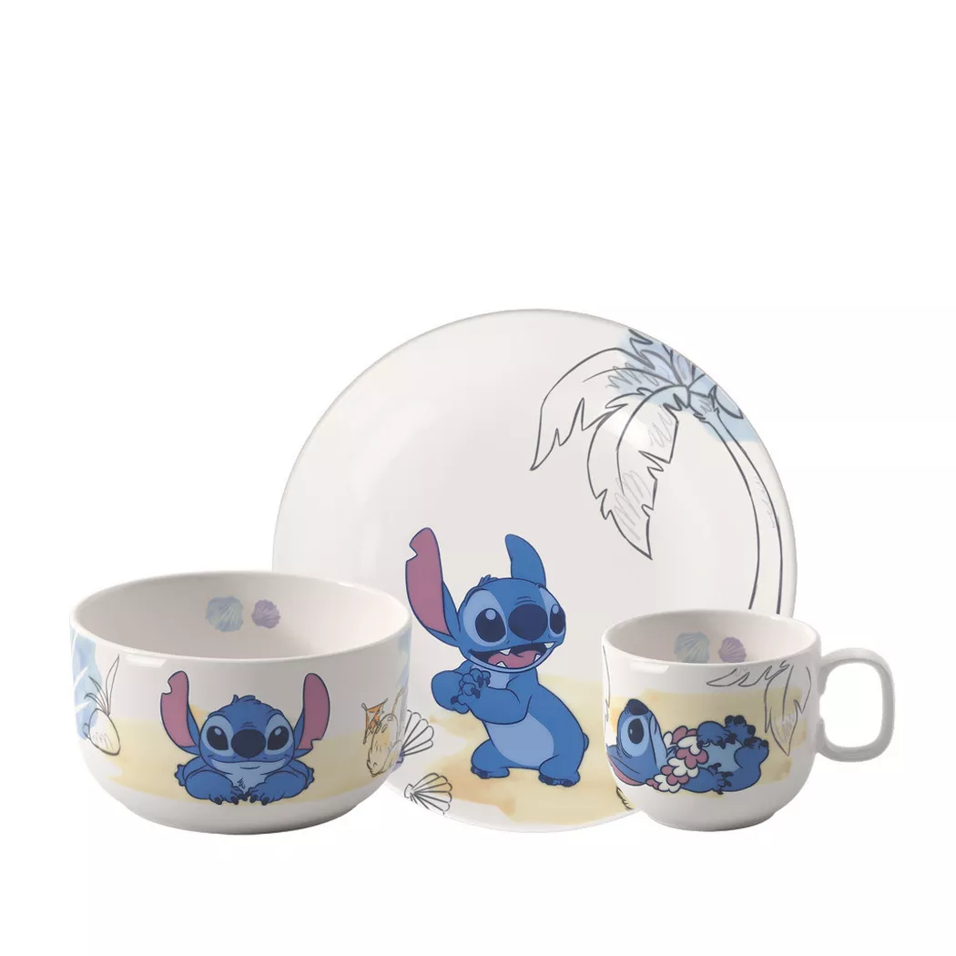 Villeroy & Boch Disney Stitch 3 Piece Childs Crockery Set