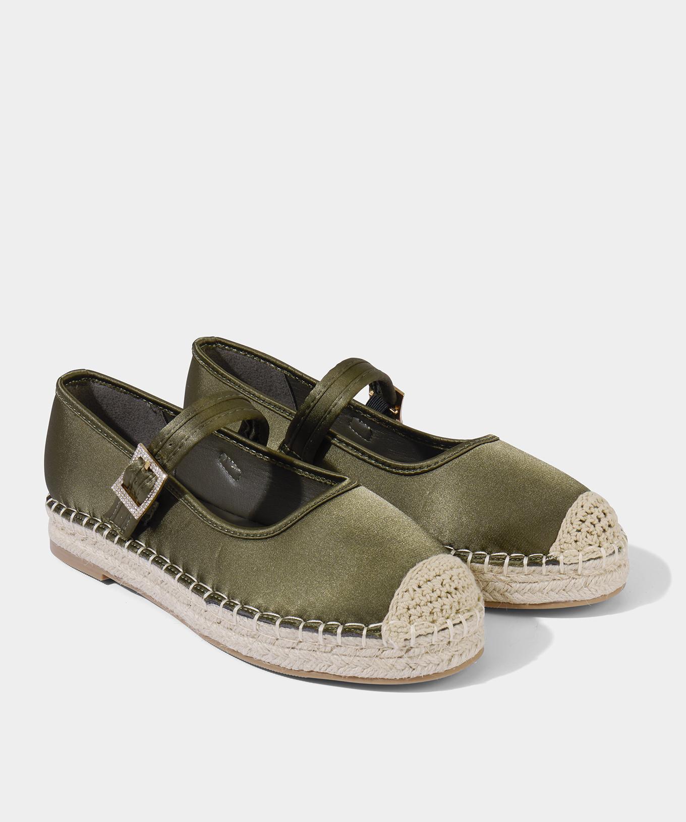 Joe Browns  Espadrilles Satin Avec Boucle 