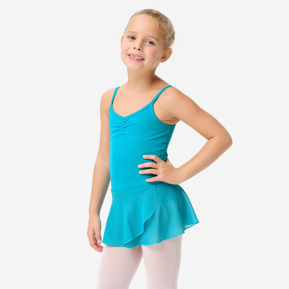 Ballett-Trikot für Mädchen, Türkis