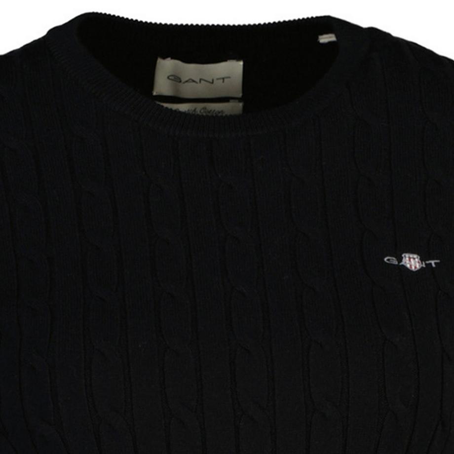 GANT Pull en tricot torsadé Coupe ajustée  