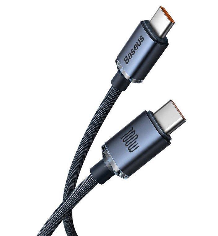 Baseus  CAJY000601 câble USB 1,2 m USB C Noir 