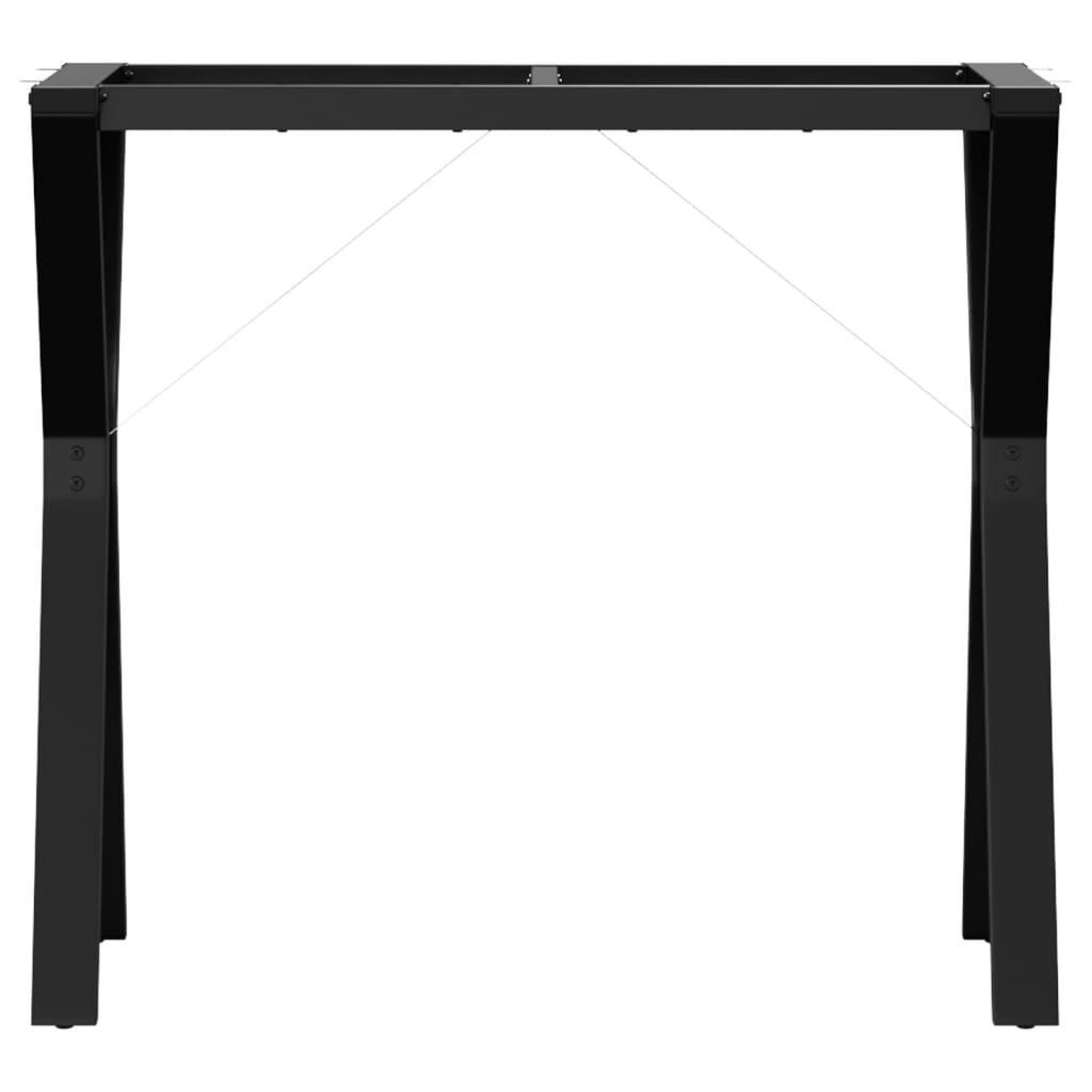VidaXL Pied de table à manger métal  