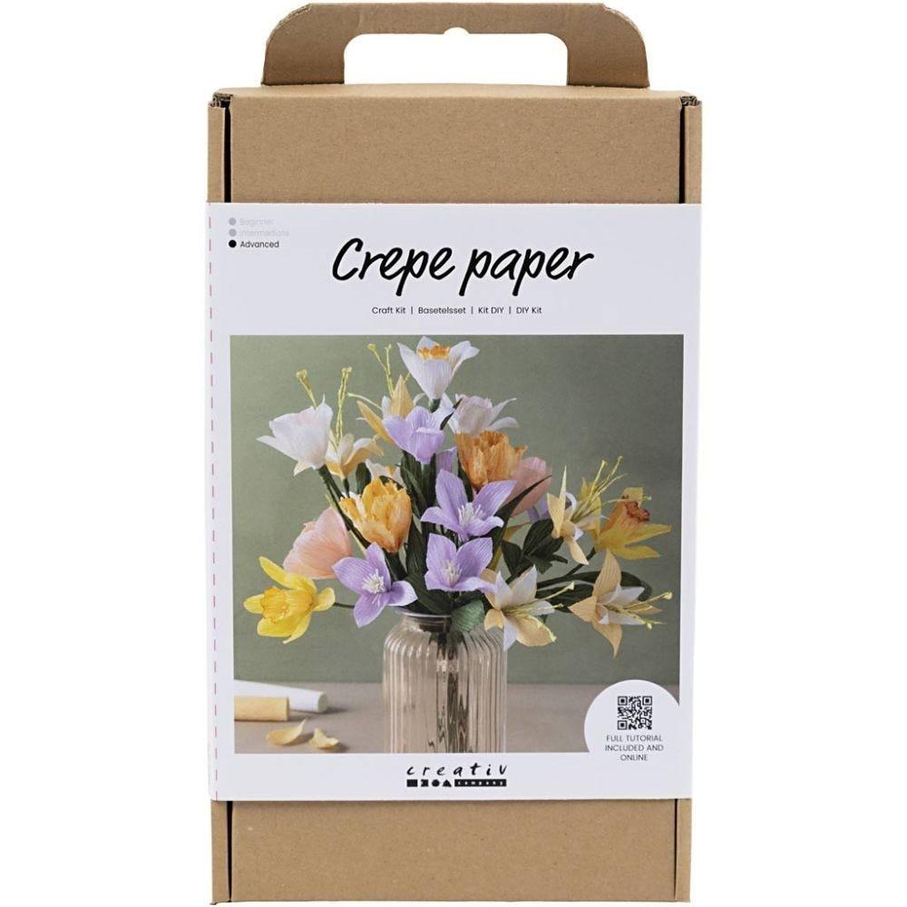 Creativ Company  Bastelset Krepppapier Oster , Frühlingsstrauss 