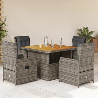 VidaXL set da pranzo da giardino Polirattan  