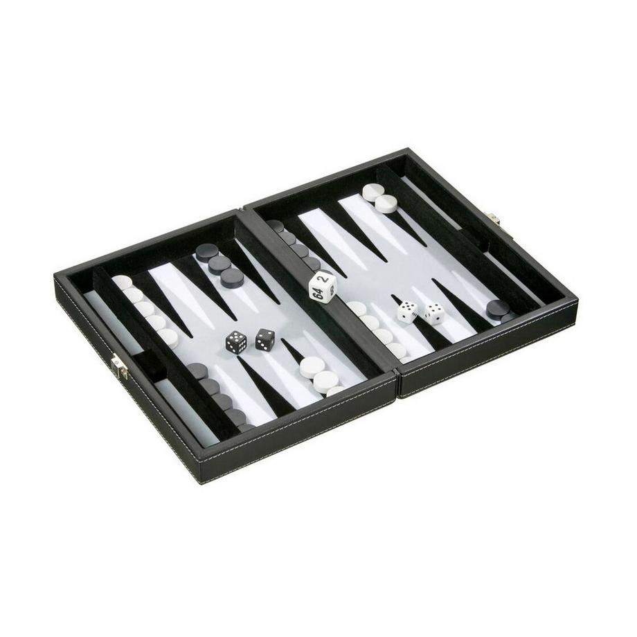 Philos  Spiele Backgammon Tinos magnetisch, Kunstleder 