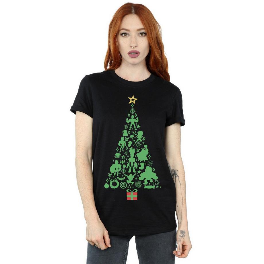 MARVEL Avengers T-Shirt Albero di Natale  