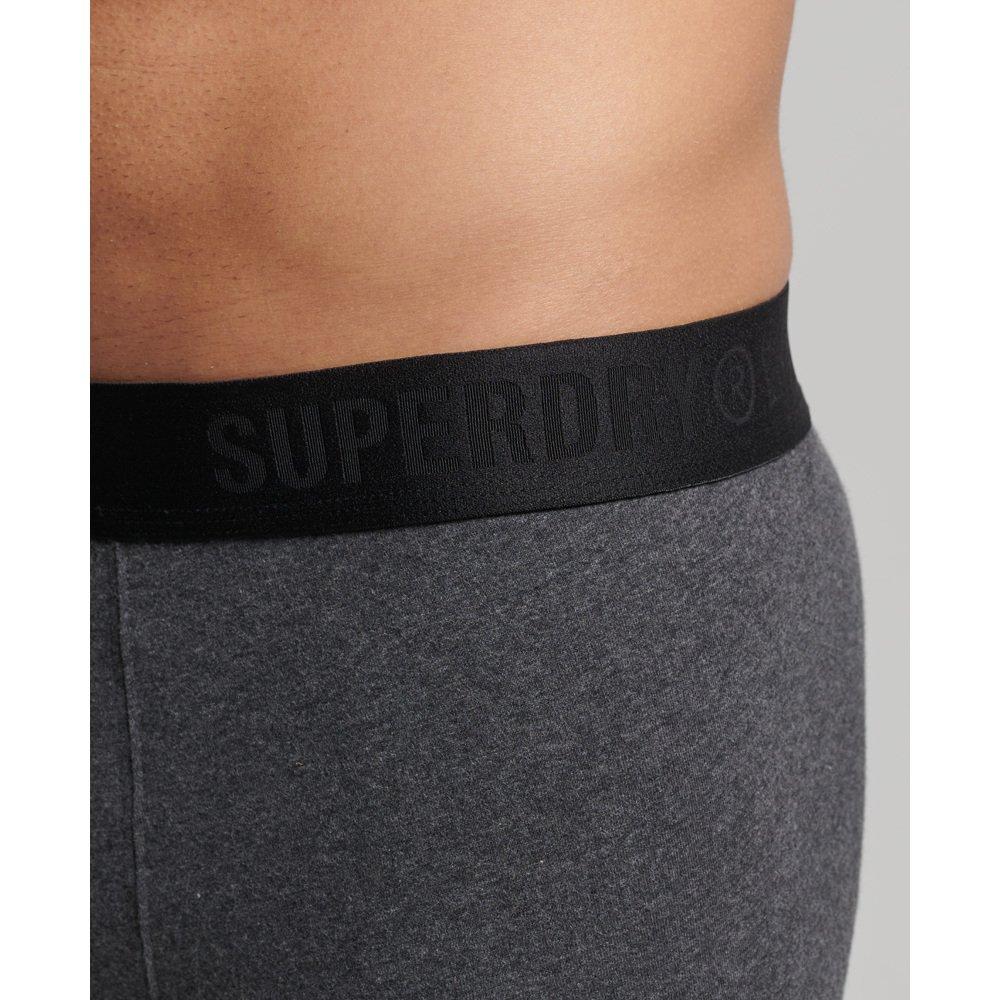 Superdry  boxer in cotone biologico uperdry offet (x2) 