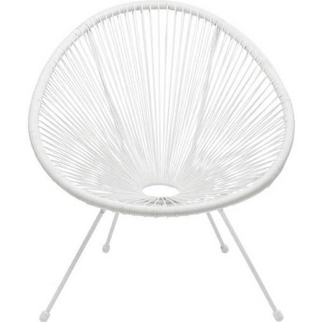 KARE Design Fauteuil Acapulco Blanc  