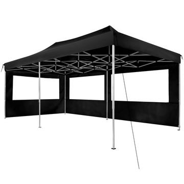 Gazebo pieghevole Viola 3x6 m con 2 elementi laterali