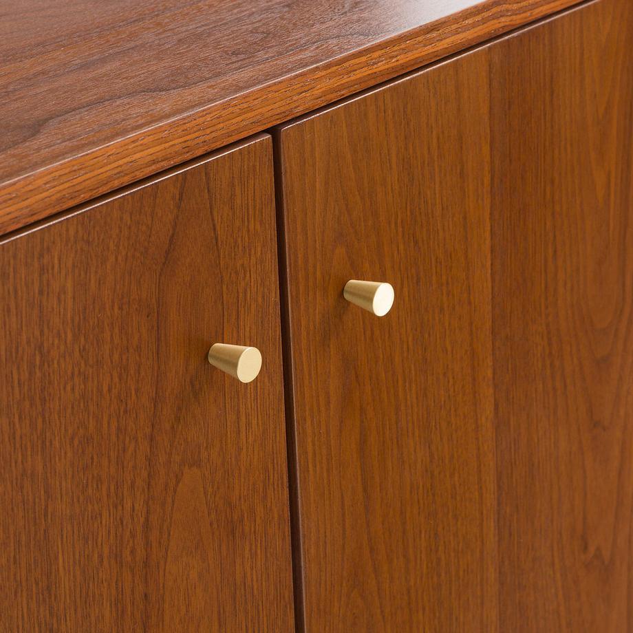 La Redoute Intérieurs  Petit buffet vintage plaqué noyer 