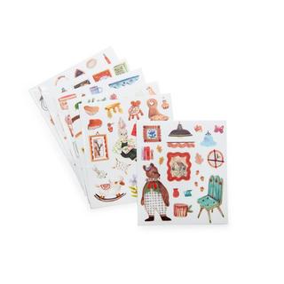 Moulin Roty  Stickerheft 20 Seiten, Les Minouchkas 