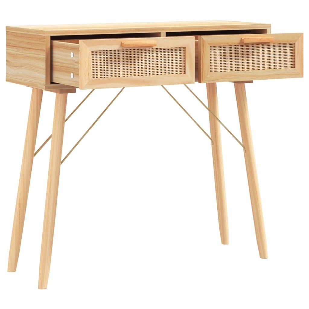 VidaXL Table console bois de pin  