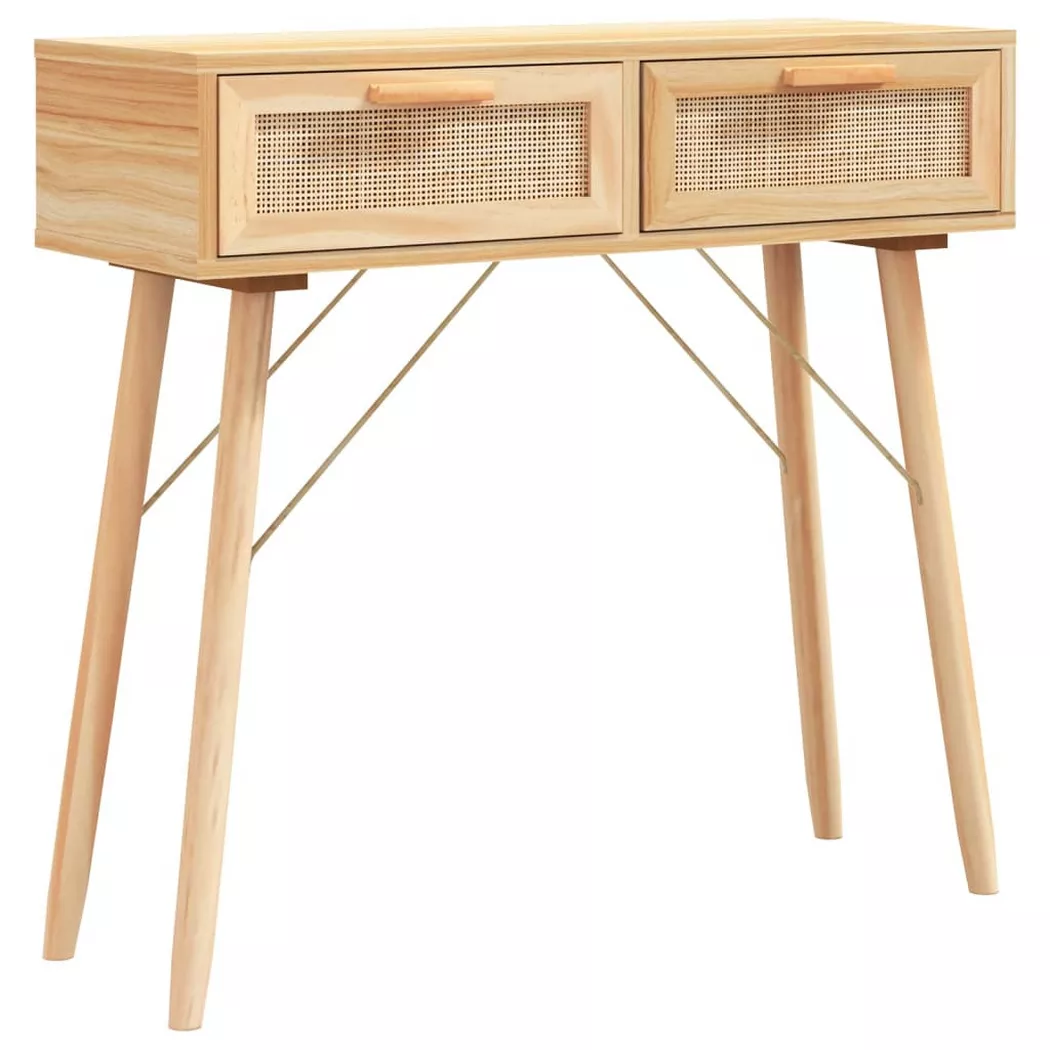 VidaXL - Table console bois de pin, One Size, Marron