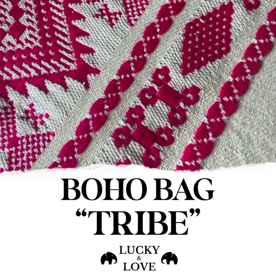 LUCKY & LOVE Tribe gewobener Shopper  