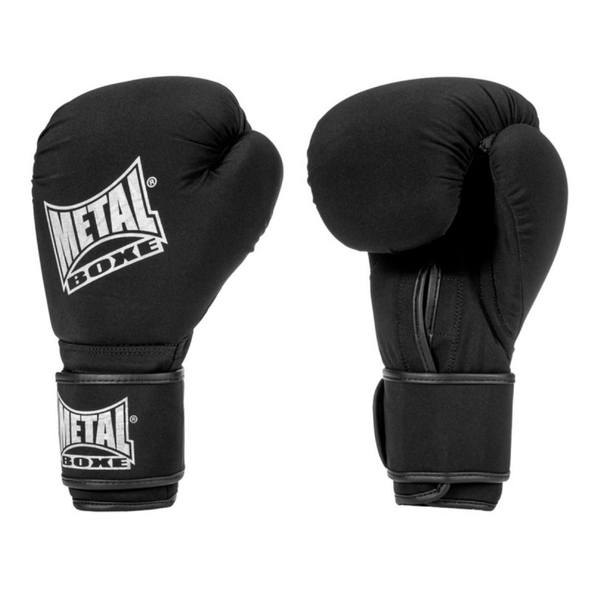 METALBOXE  Gant Boxe Noir Lavable 12 Oz 