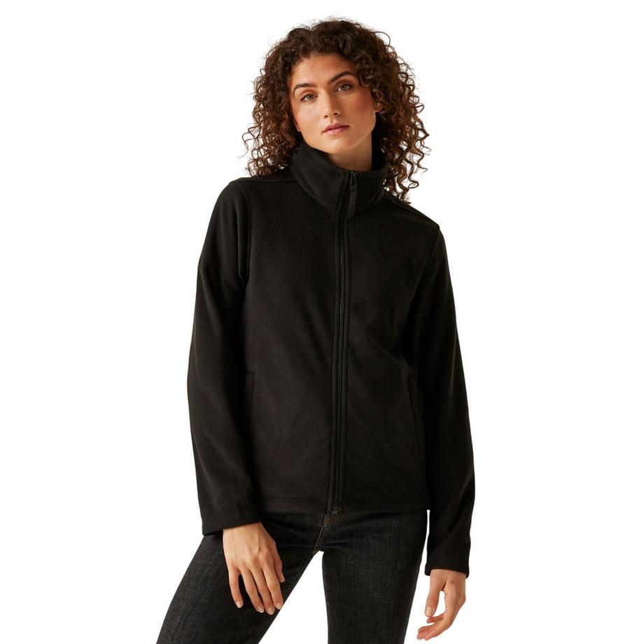 Micro Fleecejacke Durchgehender Reißverschluss