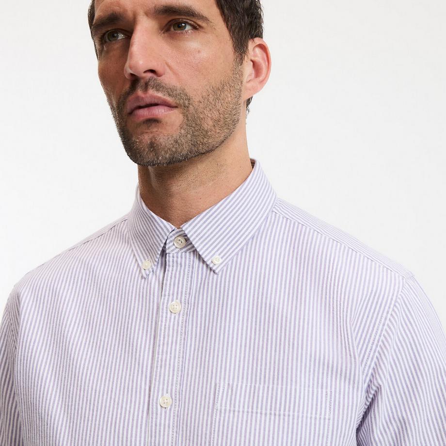 La Redoute Collections Chemise Rayée Manches Longues  