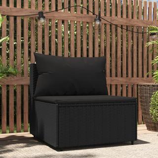 VidaXL Mittelsofa poly-rattan  