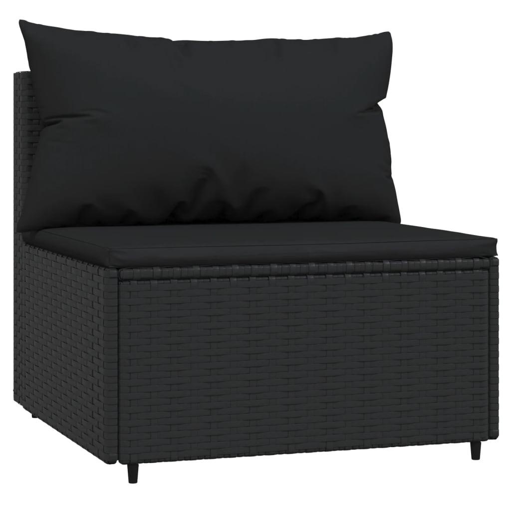 VidaXL Mittelsofa poly-rattan  