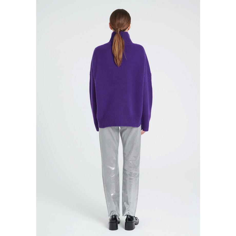 Studio Cashmere8 ZAYA 3 Pull Col Roulé 10 Fils  