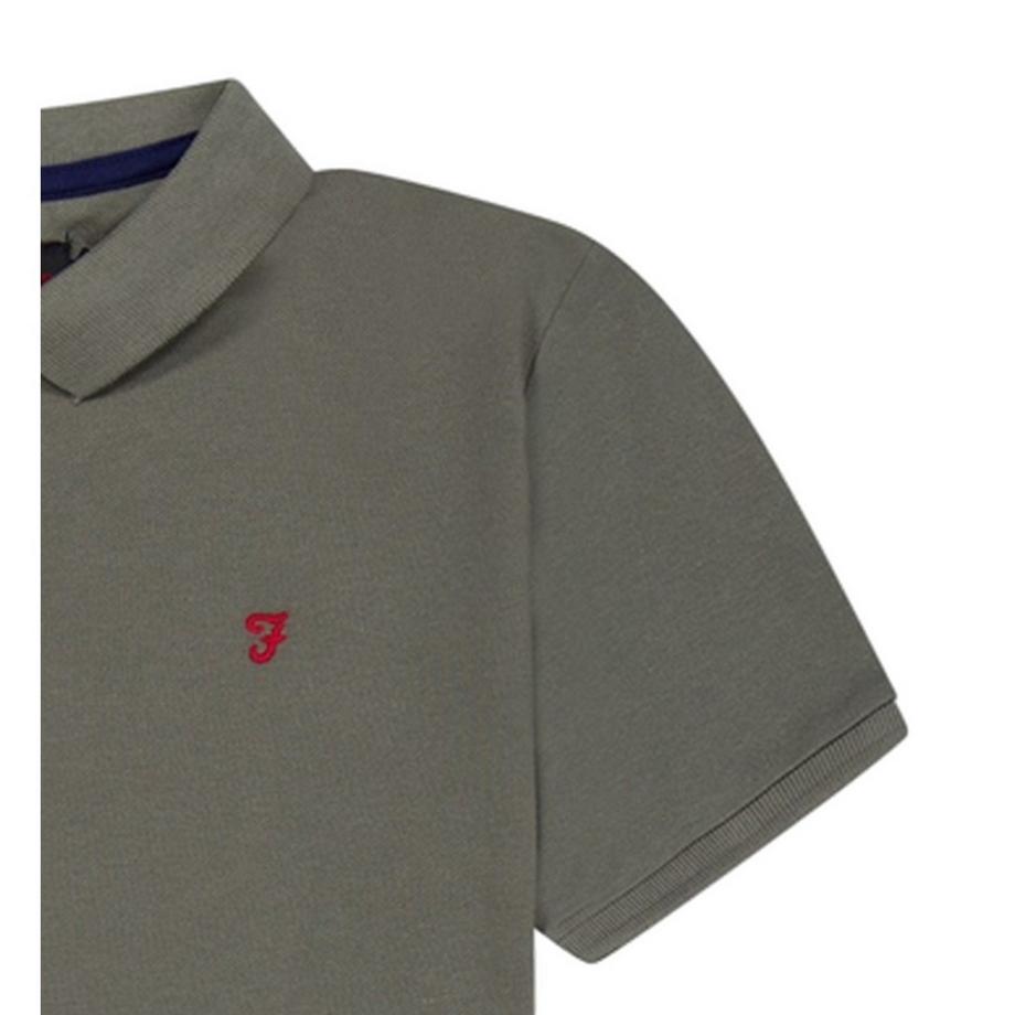 FARAH  Polo Manches Courtes Motiftyle Brodé Bugsworth 