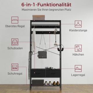 HOMCOM porte-manteau  