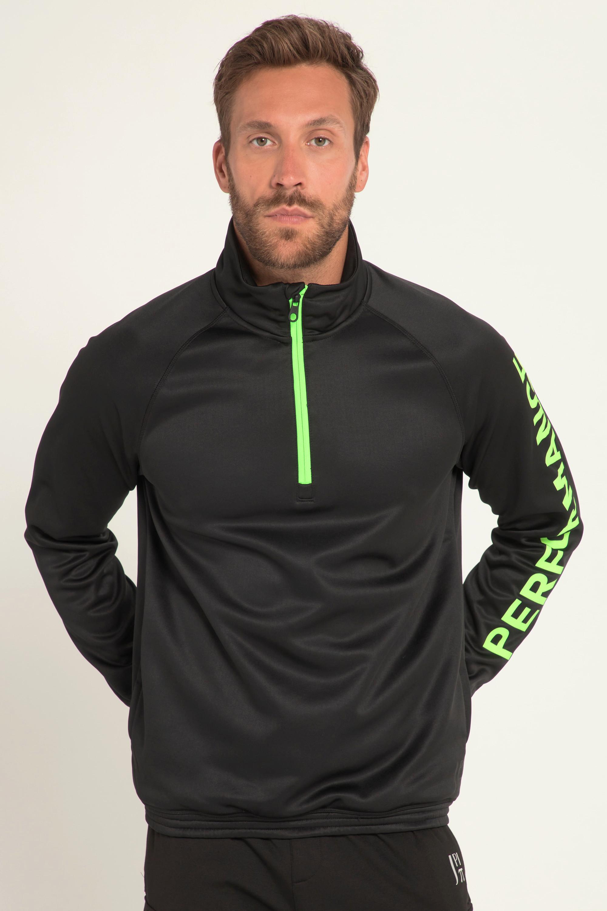 JP1880 Fitness Sweater Neon-Akzente Stehkragen Elastischer Bund  