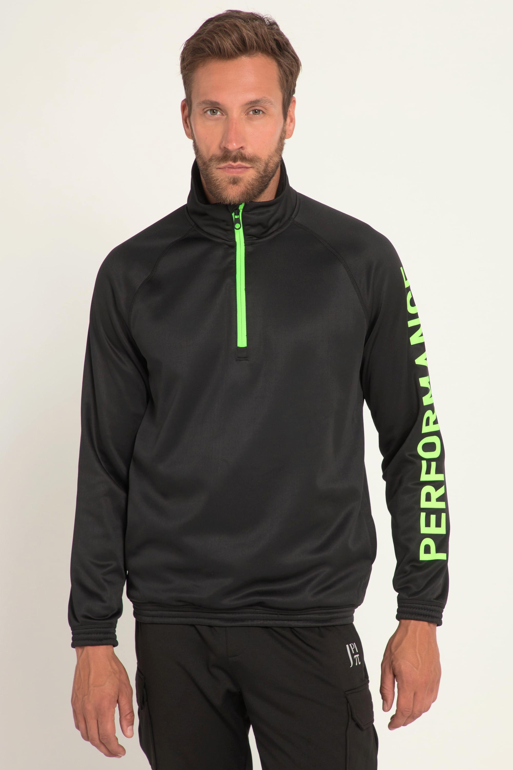 JP1880 Fitness Sweater Neon-Akzente Stehkragen Elastischer Bund  