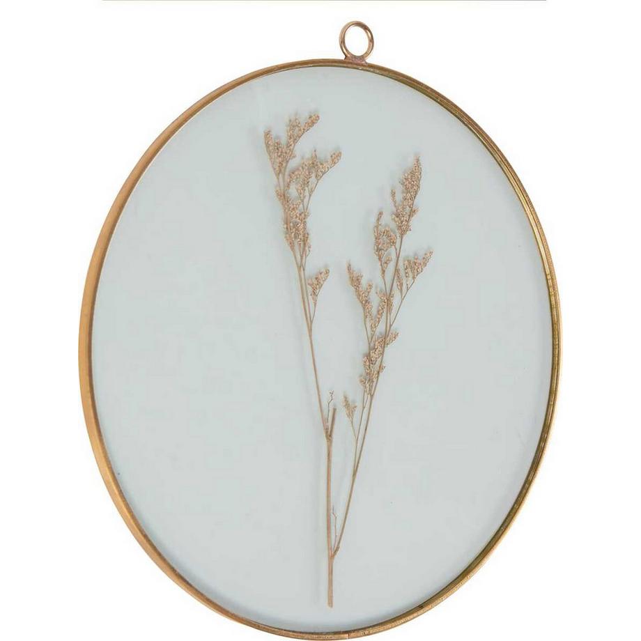 mutoni Rahmen Everlasting Art getrocknete Blumen Messing D18  