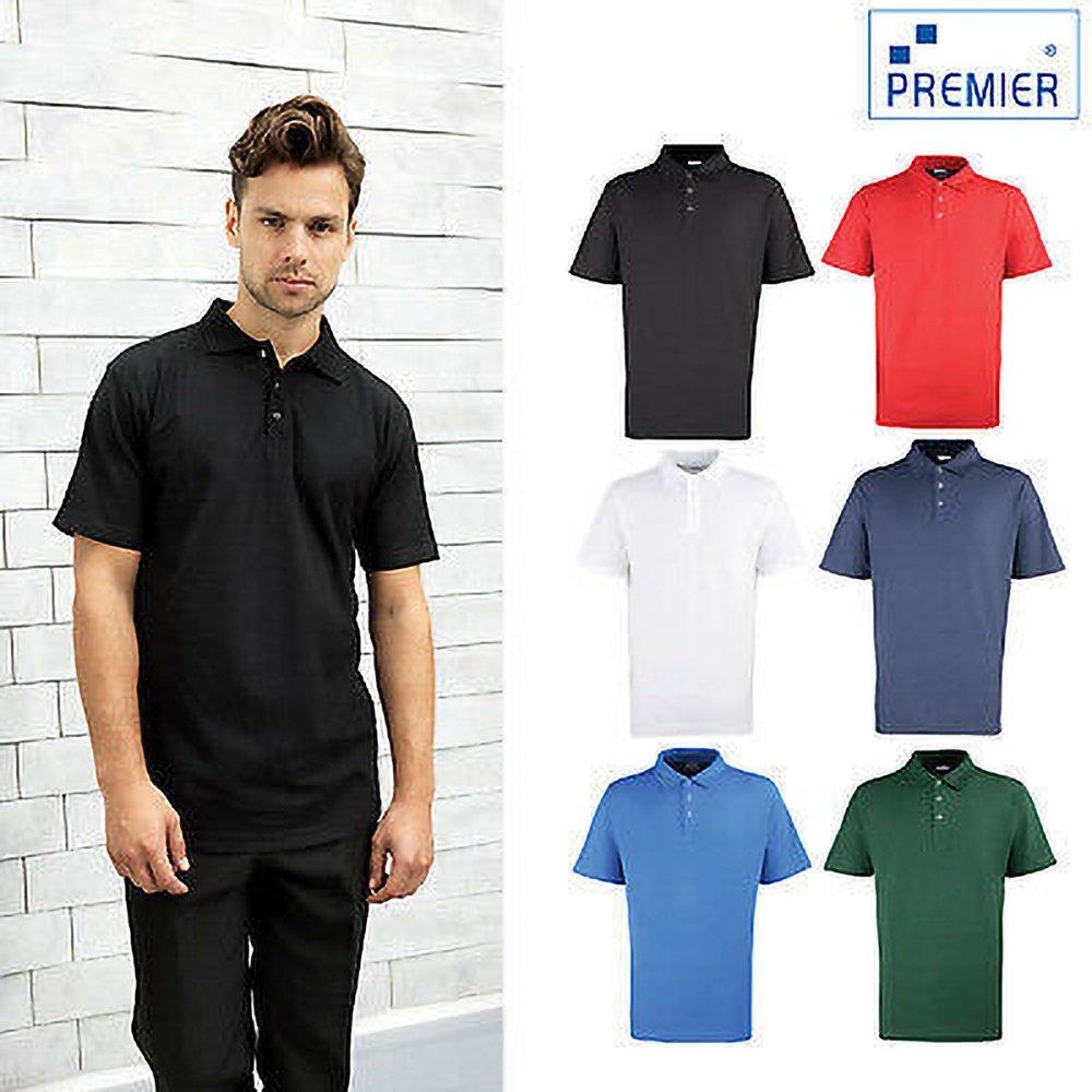 PREMIER Unifarbenes Poloshirt  