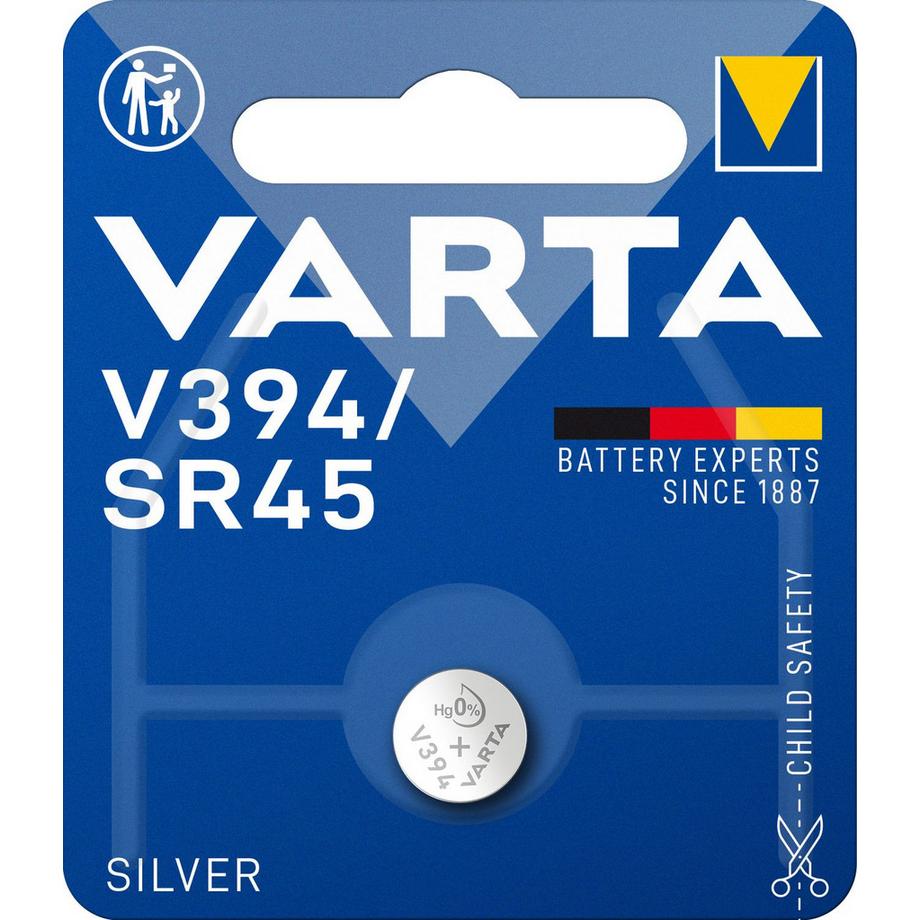 VARTA  SR45 / V394 Knopfzelle Silber 1,55V 1er-Pack 