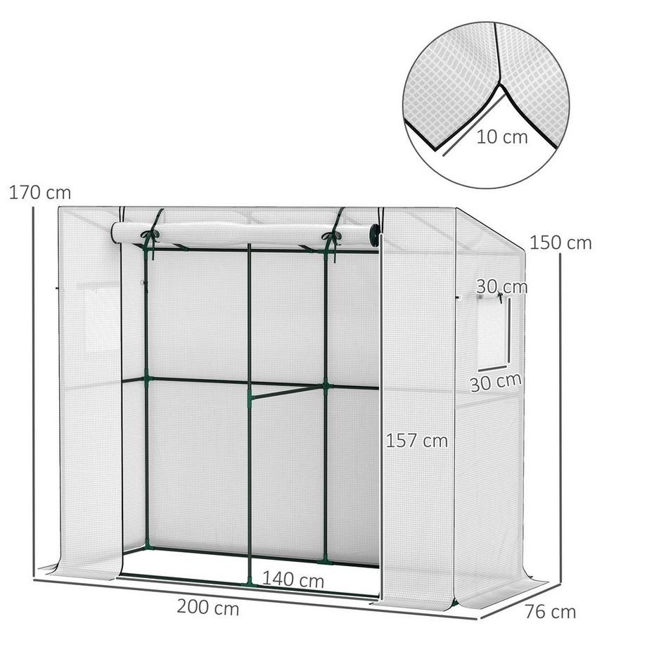 Outsunny Gewächshaus  