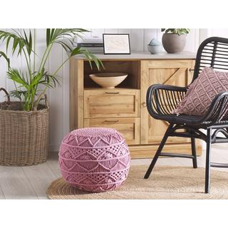 Beliani Pouf en Cotone Classico KAYSERI  