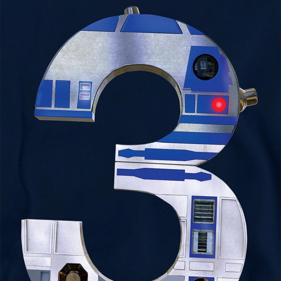 STAR WARS  3 Felpa Con Cappuccio R2d2 