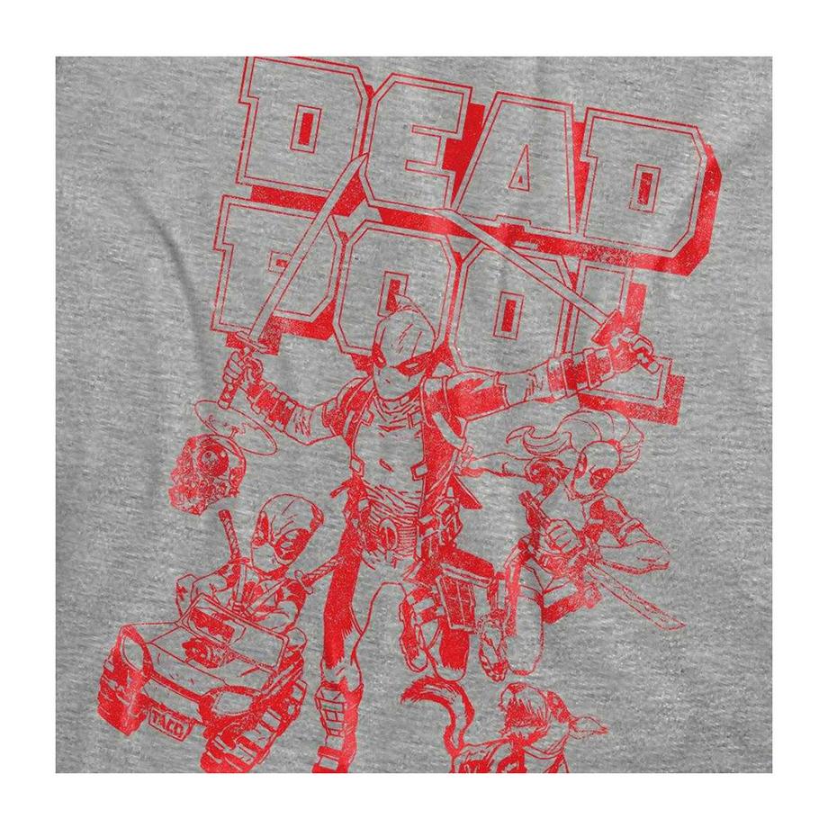 Deadpool T-Shirt Red Attack  
