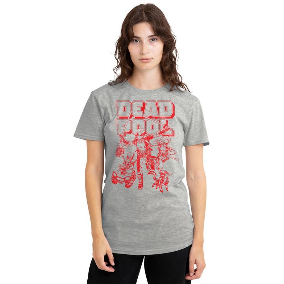 Deadpool T-Shirt Red Attack  