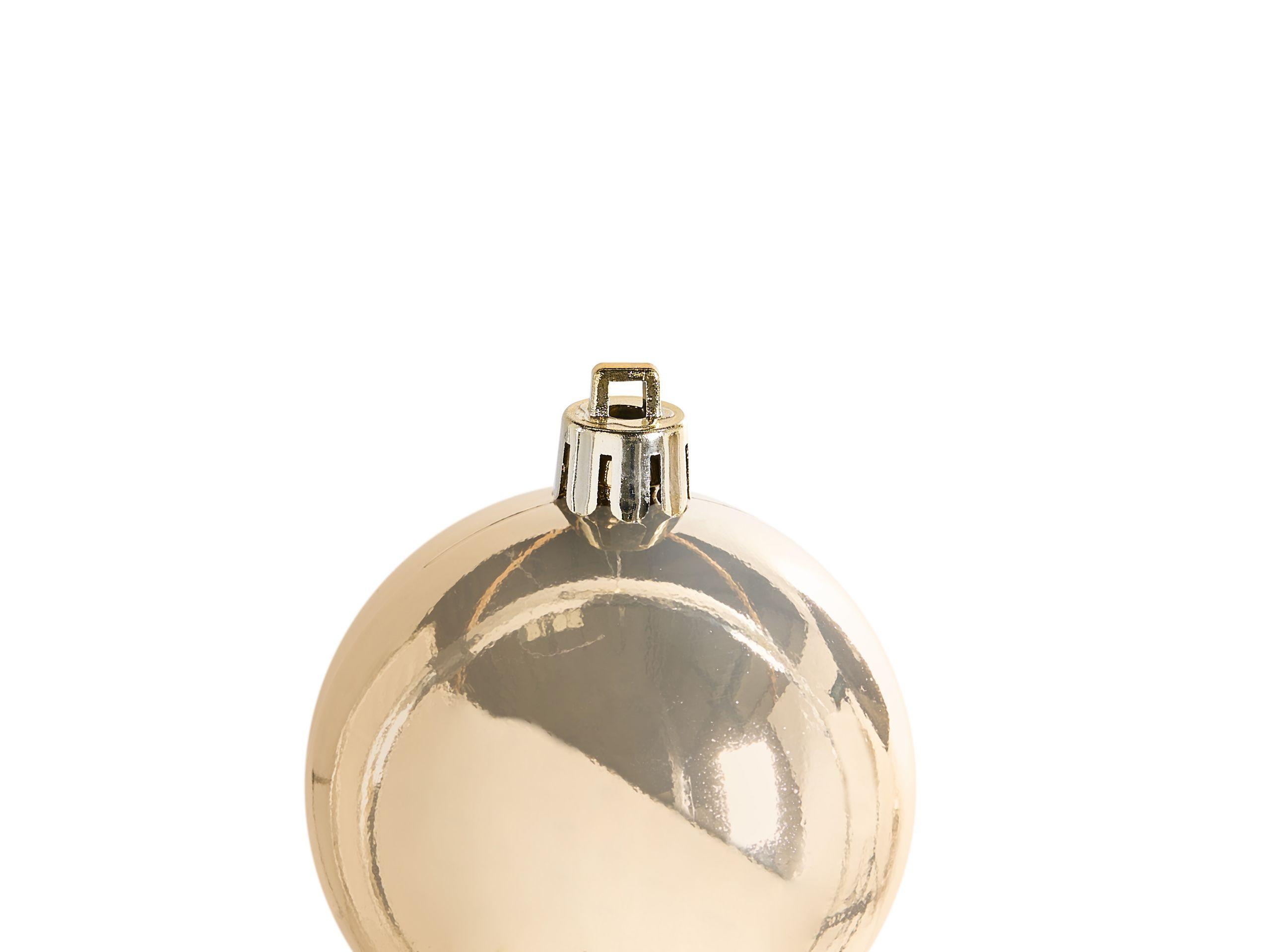 Beliani Weihnachtskugel 48er Set aus Kunststoff Klassisch KOLIMA  