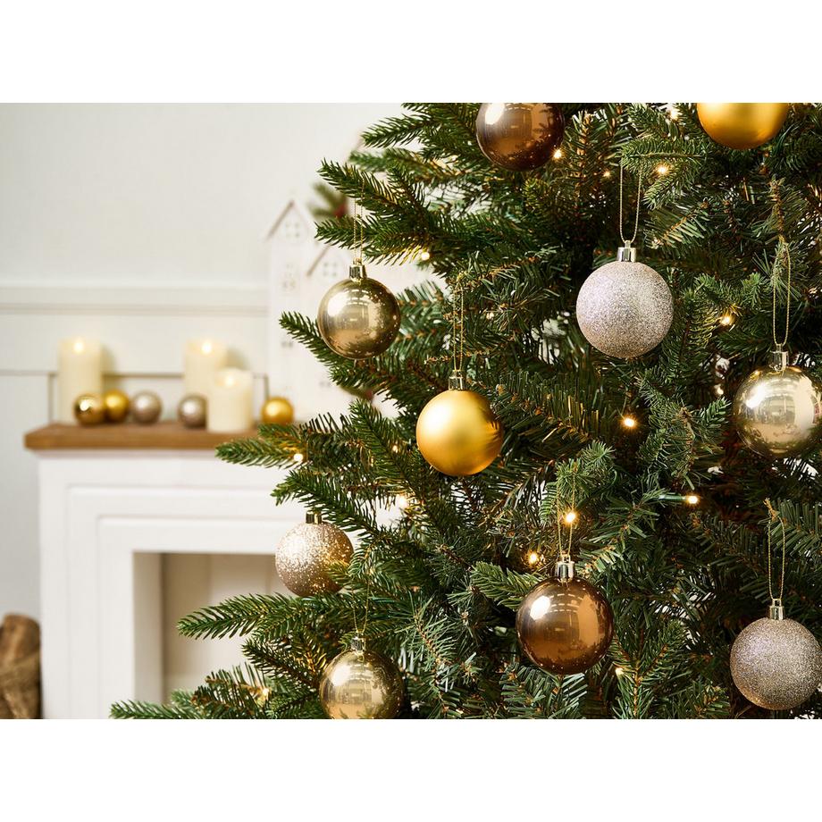 Beliani Lot de 48 boules en Matière synthétique Traditionnel KOLIMA  