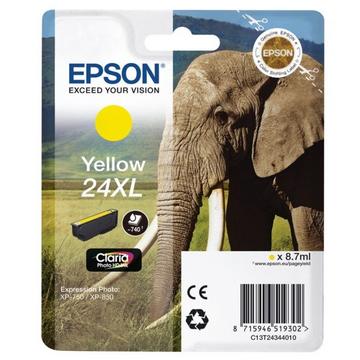 Elephant Singlepack Yellow 24XL Claria Photo HD Ink