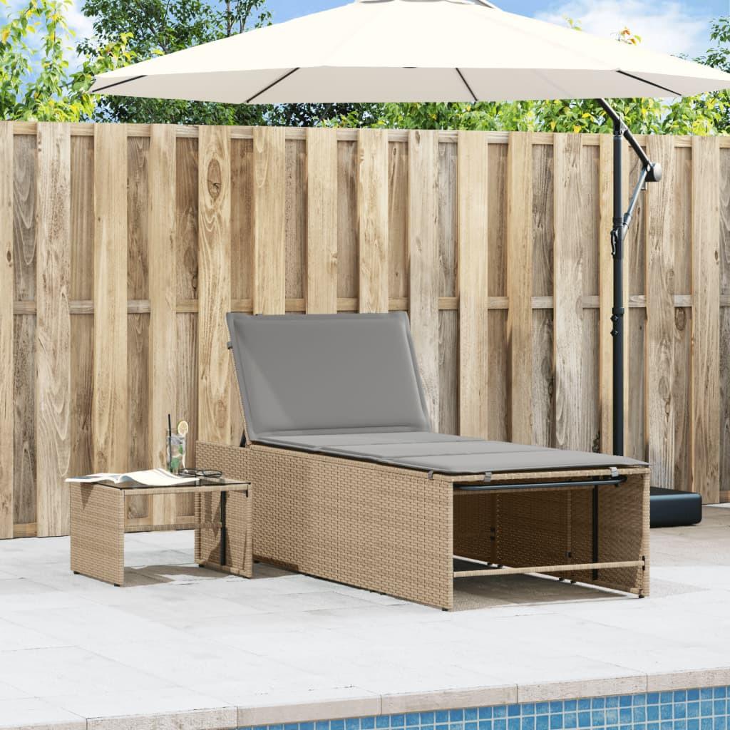 VidaXL Sonnenliege poly-rattan  