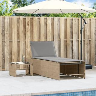 VidaXL Sonnenliege poly-rattan  